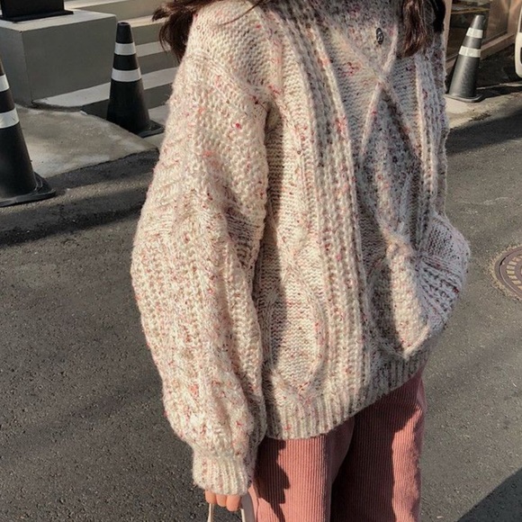 Sweaters - YESSTYLE Oversized Balloon Sleeve Sweater